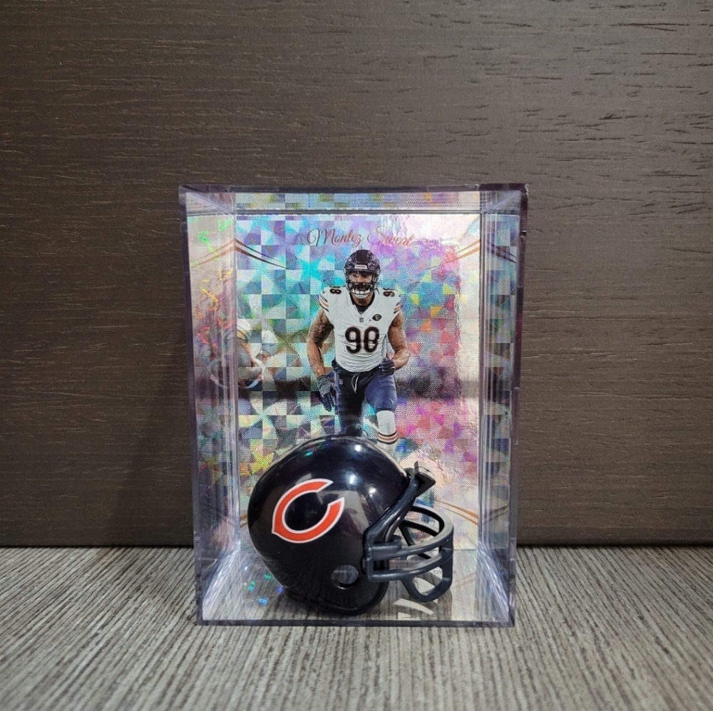 Montez Sweat Chicago Bears Mini Helmet Football Sports Box